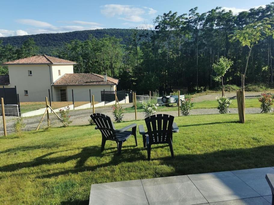 Gite La Coumette - Classe 3 Etoiles Villa Crampagna Exterior photo